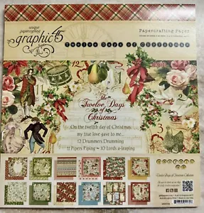 Grafica 45 *DODICI GIORNI DI NATALE* ORIGINALE 2013 RITIRATO Paper Pad Vacanze - Foto 1 di 12