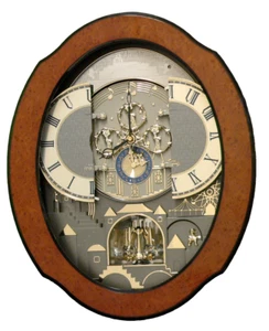 Rhythm Small World Timecracker CTS Ultra Sound Motion Musical Wall Clock 4MH797 - Picture 1 of 3