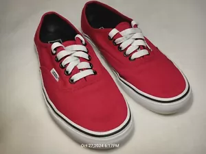 Zapatos Vans "Off The Wall" para hombre talla 6,5 rojo chile/negro - Imagen 1 de 6