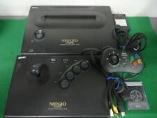 SNK Neo Geo Neogeo AES ROM Console System with Stick Controller Set