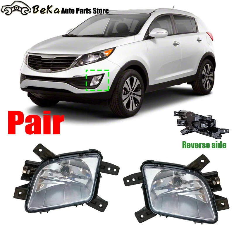 Luz antiniebla delantera izquierda y derecha para Kia Sportage SUV 2011-2013 Foto 1 de 4