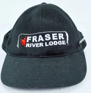Fraser River Fishing Lodge Canada's Hotel Cap Black Adjustable Mens or Womens  - Picture 1 of 7
