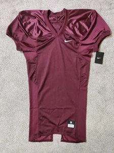 Nike Men’s Team Defender Football Burgundy Athletic Jersey Size S - Picture 1 of 9