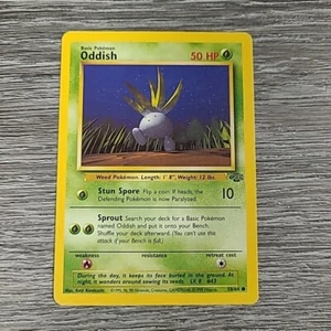Oddish 58/64 Jungle Unlimited WOTC Pokemon TCG 1999 MP - Picture 1 of 2