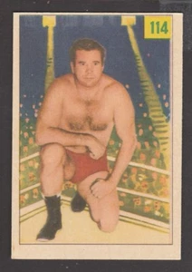 1955 PARKHURST WRESTLING # 114 FRANK HURLEY INV J6206 - Picture 1 of 2