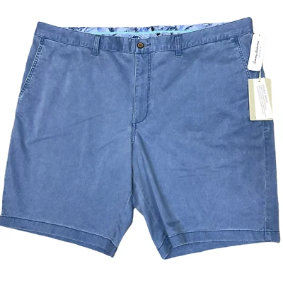 Tommy Bahama Mens Big & Tall 50RG Port Side Blue Stretch 10” Boracay Chino Short - Image 1 of 4