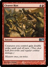 1x Cleaver Riot - Foil MTG Magic 2013 (M13) NM Magic Foil