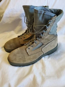 Stivali da combattimento Belleville Military Vibram taglia 11R colore marrone/verde. - Foto 1 di 8