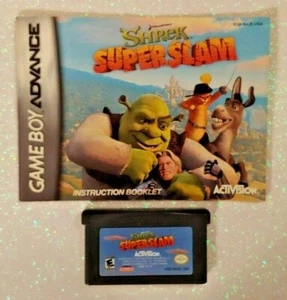 Shrek: Superslam + Manual - Disney  Nintendo Game Boy Advance GBA  Authentic - Picture 1 of 1