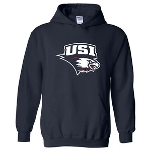 Sudadera con capucha Southern Indiana Screaming Eagles logotipo principal - azul marino - Imagen 1 de 6