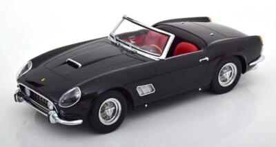 1960 FERRARI 250 GT CALIFORNIA SPYDER BLACK 1:18 by KK SCALE MODELS KKDC181043BK - Image 1 of 4