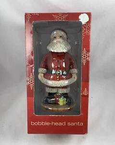 2001 Bobble Head Santa Detailed Hand Sculpted Figurine New in Box, Christmas - Picture 1 of 4