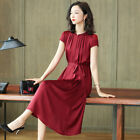 Weighted Silk Craft Dress For Women Health Care Breathable Formal Charmeuse New
