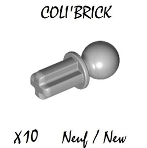 Lego 2736 - 10x Rotules Technic axle towball pin - Light bluish gray - NEW NEUF - Imagen 1 de 1