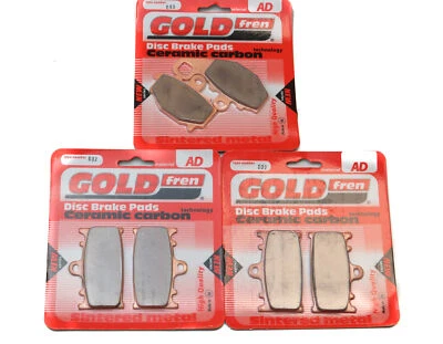 Brake Pads Front & Rear For Kawasaki ZZR 600 (ZX 600 E1-E13) 1993-2005 - Image 1 of 3