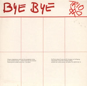 Trio - Bye Bye - (1983) Vinyl LP VG/VG+ (Gut bis Sehr Gut) 2nd Edition - Bild 1 von 1