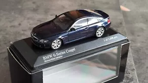 1/43 MINICHAMPS BMW 6 SERIES COUPÉ 2006 DARK BLUE METALLIC ÉDITION LIMITÉE MIB - Foto 1 di 5