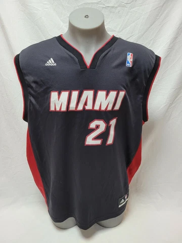 Hassan Whiteside #21 Miami Heat  Adidas Swingman Jersey Men Large Cover