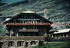 1950s CANADA? Vancouver? Mystery hotel in the mountains 35mm Slide c522