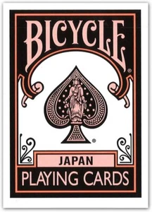 Juego de cartas de bicicleta NEGRO NARANJA MAZO Trump juego de cartas Japón - Imagen 1 de 3