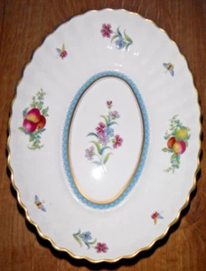 Spode Trapnell Sprays Oval Bonbon Dish ~ 20cm x 14.5cm ~ 1st ~ Excellent - Picture 1 of 6