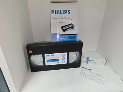 Limpiador de cabezal de video Phillips VHS - Foto 1 de 3