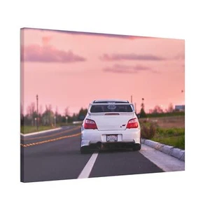 Subaru WRX STI High Resolution Museum Quality Horizontal Canvas Print #001 - Picture 1 of 10