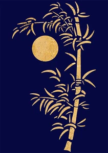 Bambus Schablone Baum Sonne Chinesische Malerei Wandmöbel Handwerk Wiederverwendbare Kunst CI3 - Bild 1 von 16