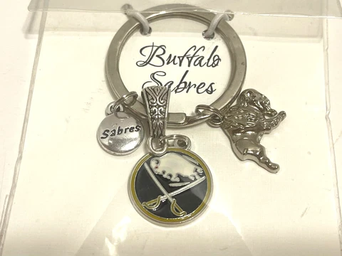 Buffalo Sabres Key Ring Charms Key Chain Cover