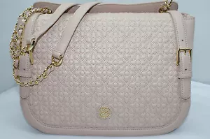New Tory Burch Women's Bag Quilted Shoulder Crossbody Beige Handbag - Picture 1 of 12