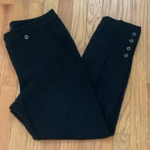 Women’s White House Black Market The Slim Ankle Black Pants Size 6 EUC - Picture 1 of 9