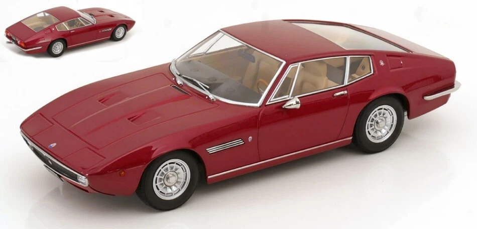 KK Scale MASERATI GHIBLI COUPE' 1969 METALLIC RED 1:18 - Immagine 1 di 1