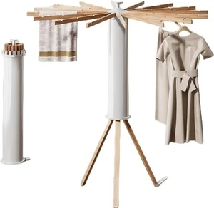 Tripod Clothes Drying Rack – Foldable Laundry Stand With 16 Poles And 315 Inches - Picture 1 of 5