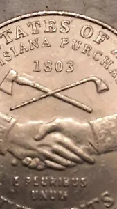 2004 P Louisiana Purchase Nickel Die Chips And Weak Strike On Date - Picture 1 of 6