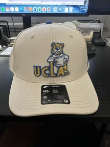 New Nike UCLA Bruins Natural Max90 Adjustable Hat Cap M / L - Picture 1 of 5
