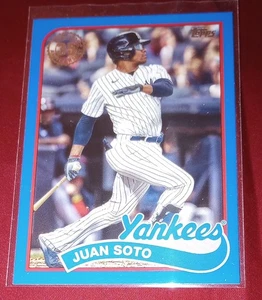 2024 Topps Juan Soto Yanks/Mets 89B2-27 Blue Border! - Bild 1 von 2