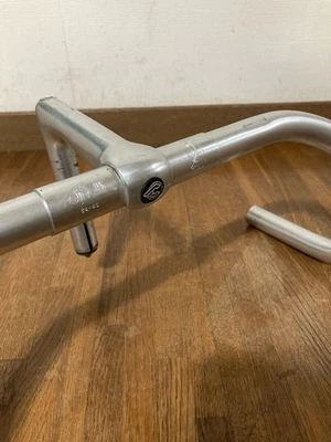 CINELI GIRO D'ITALIA 400mm MANUBRIO E 110mm SET STELO STRADA PISTA BICI VINTAGE - Immagine 1 di 4