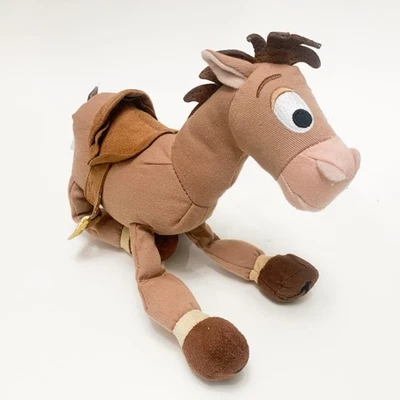 "Muñeco de peluche ojo de buey caballo leñoso Toy Story Disney Store de aproximadamente 10"" de alto" Foto 1 de 4