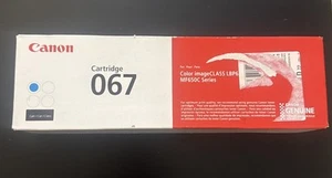 Neu Canon 5101C001 Toner 067 Standardkapazität Tonerkassette Cyan kostenloser Versand - Bild 1 von 6
