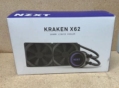 NZXT Kraken X62 280mm - AIO RGB CPU Liquid Cooler - RL-KRX62-02 - Image 1 of 4