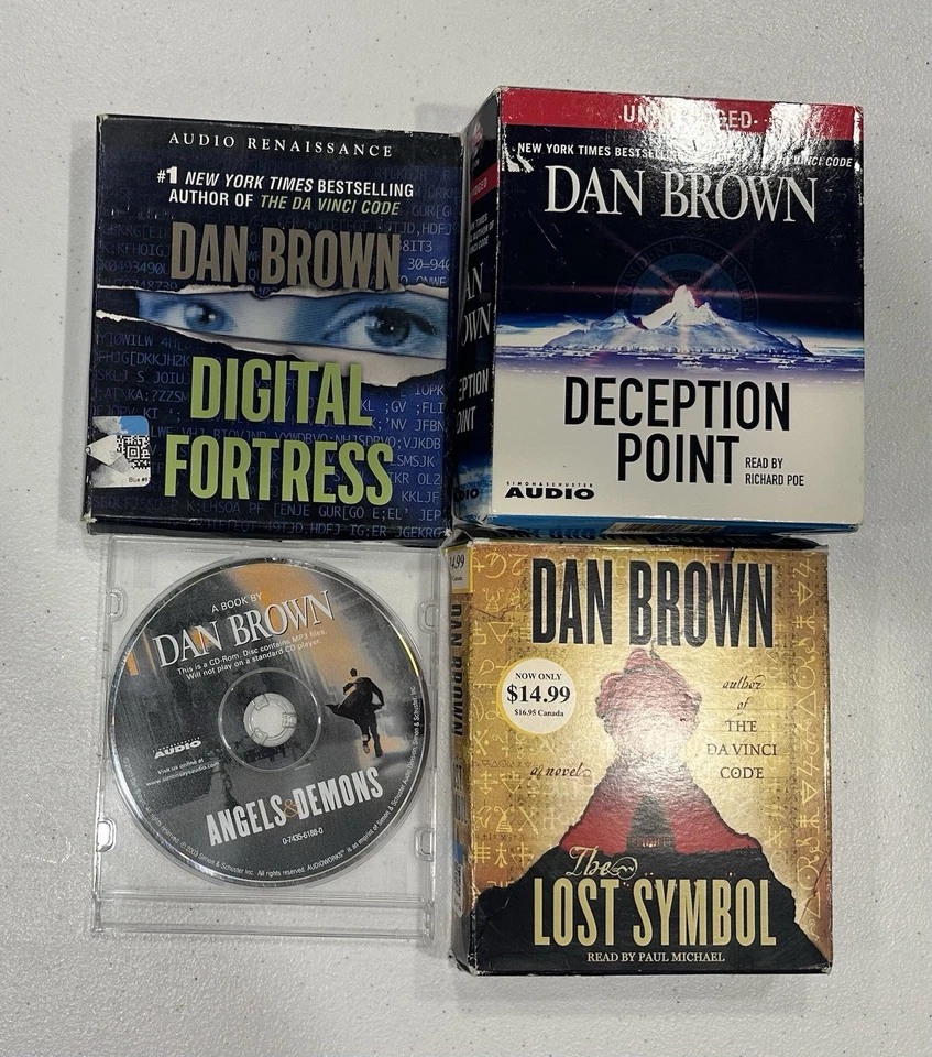 Dan Brown Audiobook Lot Foto 1 de 1