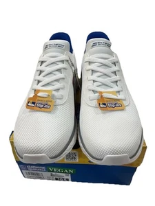 Skechers Mens BOBS Sport Squad Chaos Slip-Ins White Shoes Size 10.5 - Picture 1 of 6