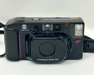 Minolta Freedom Dual 60 AF 35mm Point & Shoot Film Camera Tested - Picture 1 of 11