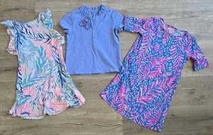Lilly Pulitzer Größe 8-10Y Gemischtes Paket Top Kleid Bademode Lila Pink - Bild 1 von 10