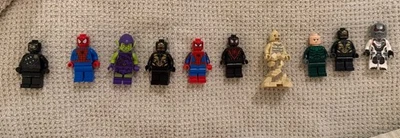 LEGO Super Heroes Marvel MInifigure Lot of  10 Sandman Spider-Man - Image 1 of 4