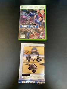 Riot Act Crackdown Riotact NO manual Import Japan Xbox 360 Japanese ver. - Picture 1 of 5