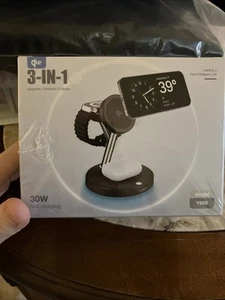 Qi2 3 in 1 Wireless Charger for iPhone,30W Super Fast Charging See Description - Photo 1 sur 1