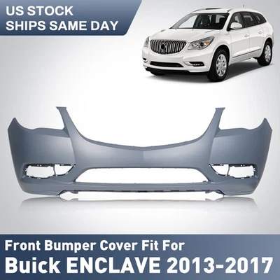 New Primed Front Upper Bumper Cover For 2013-2017 Buick Enclave 84055839 Foto 1 de 4