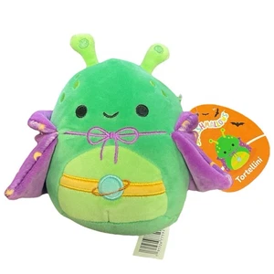 Squishmallows Halloween TORTELLINI Green Alien With Wizard Cloak 5" Plush - Picture 1 of 2