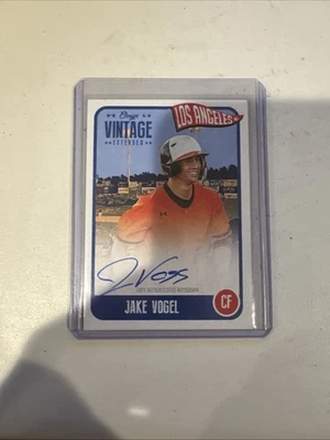 2020 Onyx Vintage Extended - Jake Vogel #EAJV Blue Ink Autographs /275 #4071 - Image 1 of 2